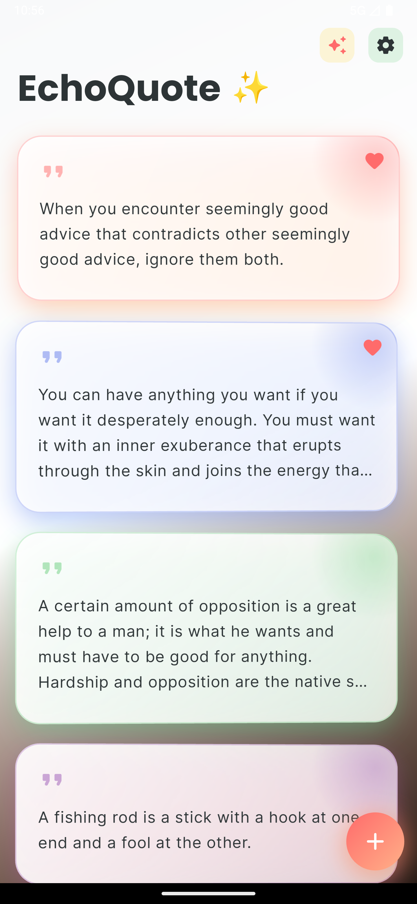 EchoQuote screenshot